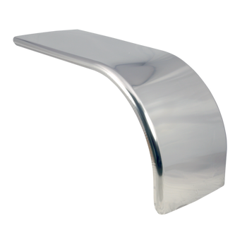 66" SS Rolled Edge Half Fender 14 GA Long Front - Pair