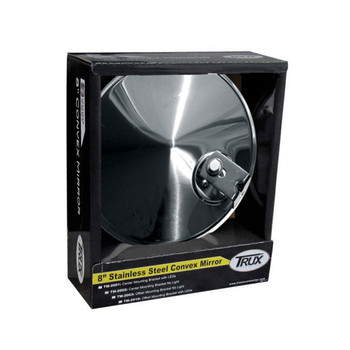 8" Convex Mirror w/ Offset Mounting Bracket