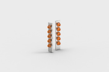 Peterbilt 589 Watermelon Air Cleaner Light Bar, Front