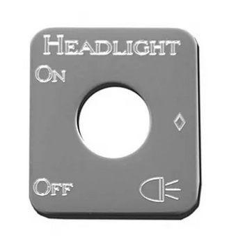 SS Kenworth Switch Plate - Headlight