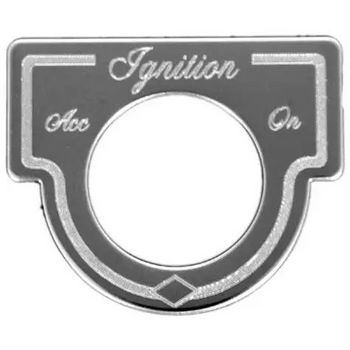 Peterbilt SS Ignition Key Switch Plate For 2005 And Older