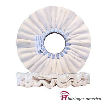 Premium Molton Heavy Flannel Finest Mirror Finish Buffing Wheel - 10" x 3"