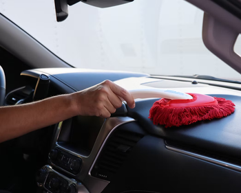 24" California Car Duster Detailing Kit with Plastic Handle Duster and Mini Dash Brush Kit