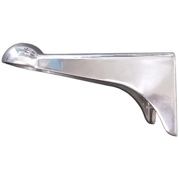 Peterbilt 359, 379 Polished Aluminum Mounting Bracket For Dual Square Headlights