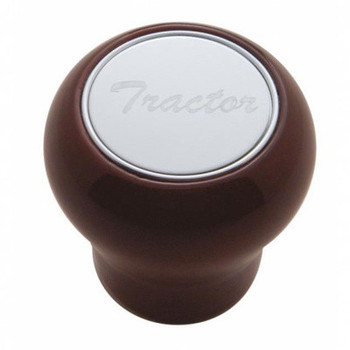 United Pacific Stainless Plaque Wiper Washer Dash Knob For Peterbilt Kenworth