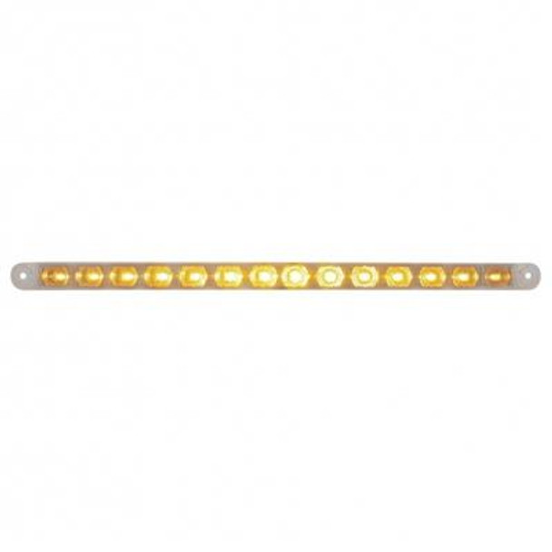 14 LED 12" Light Bar (Stop, Turn & Tail) - Amber LED