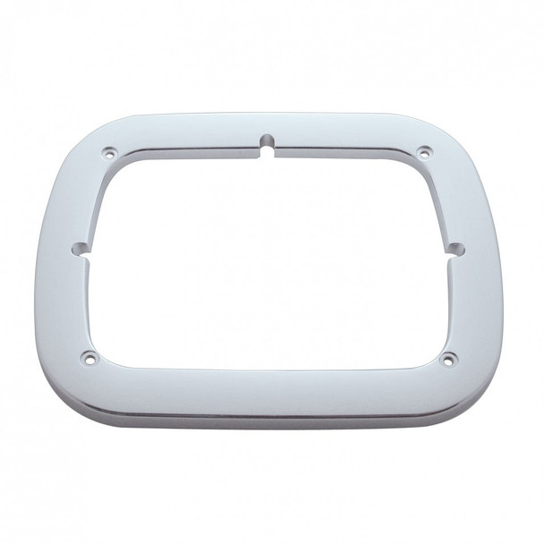 Chrome Single Rectangular Headlight Bezel