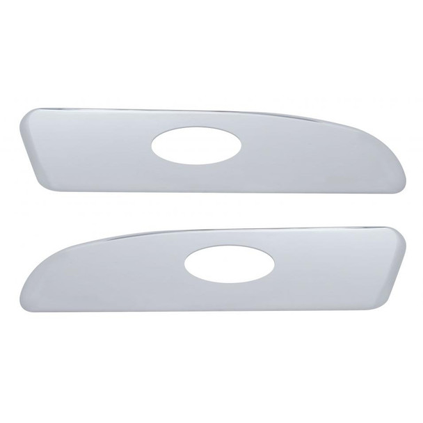 Chrome Plastic 2006+ Peterbilt Interior Door Emblem Panel Trim