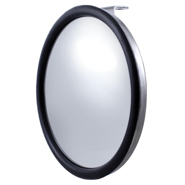 8 1/2" Stainless Convex Mirror - Offset Stud