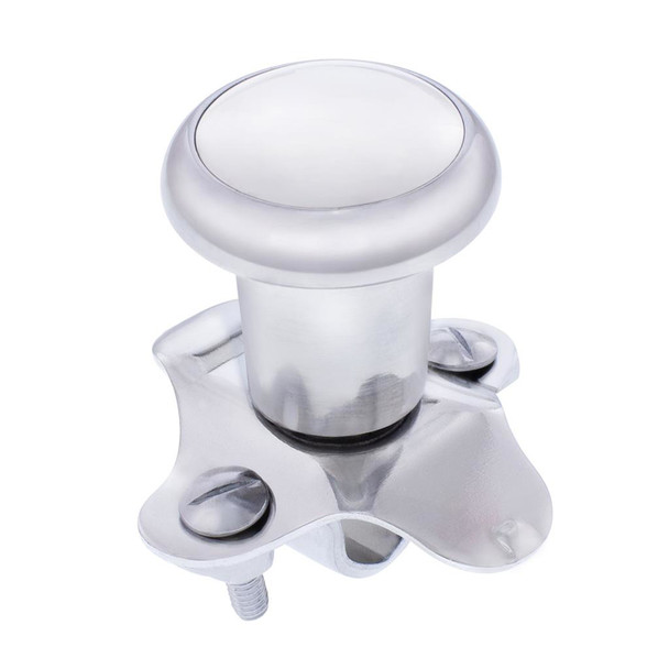 Polished Aluminum Heavy Duty Steering Wheel Spinner