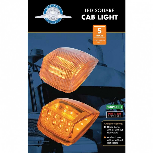 36 LED Square Cab Light - 5/Pack