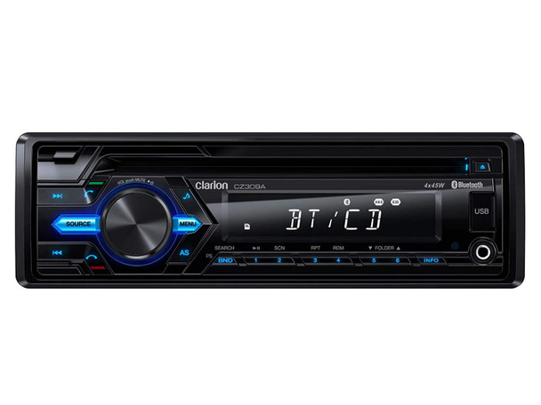 Clarion CZ309A 1 DIN Bluetooth/CD/USB/MP3/WMA Receiver