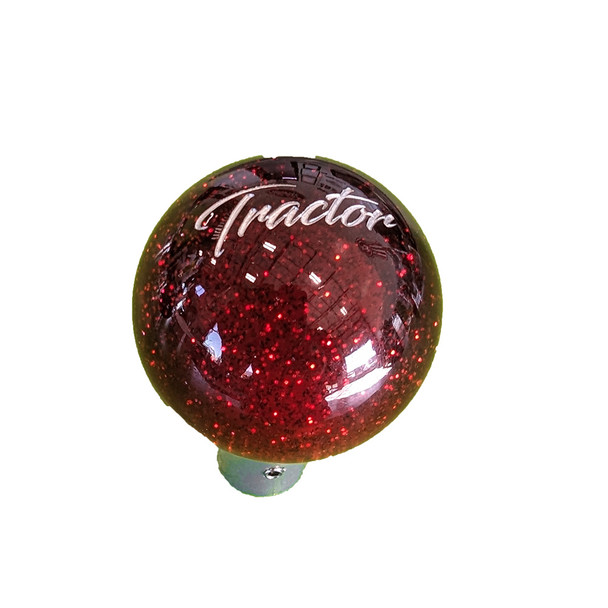 Red Glitter "TRACTOR" Brake Knob