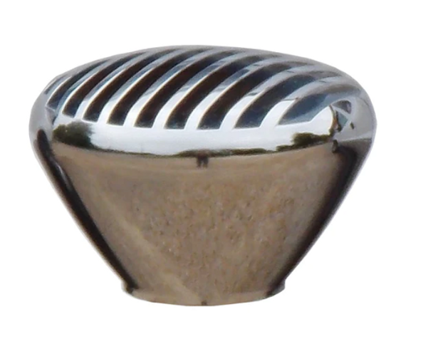 Chrome Billet Nostalgic Finned Shift Knob