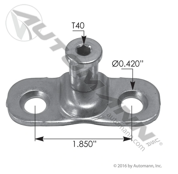 Peterbilt Door Striker Pin - New Style