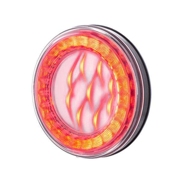 33 LED 4" Round Lumos X-Series (Stop, Turn & Tail) - Red