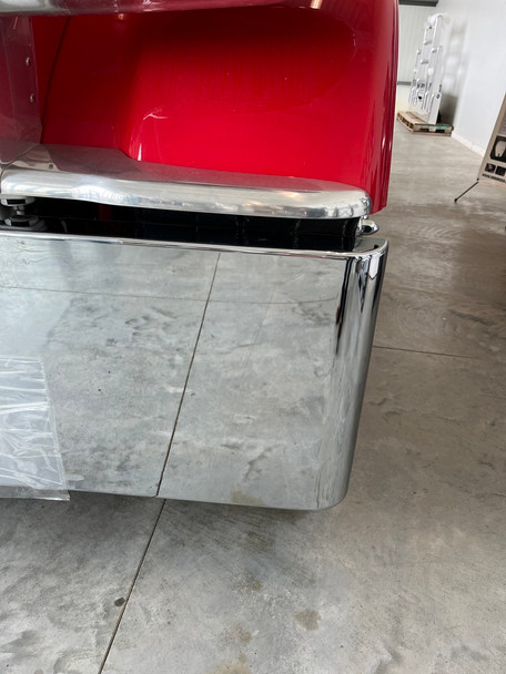 20" Chrome Peterbilt 389 Bumper - Rounded