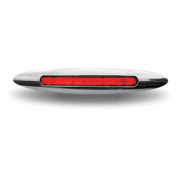 1" x 4.5" Slim Flatline Red LED Marker Light