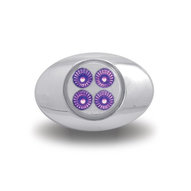 Marker M3 Style Dual Revolution Amber/Purple LED (4 Diodes)