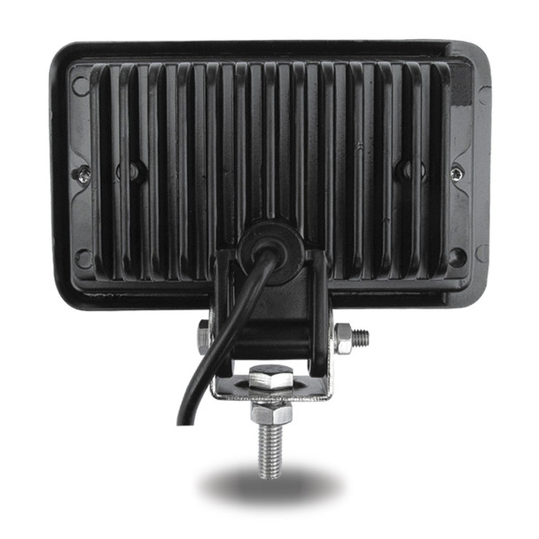 4" x 6" Rectangular Heavy Duty LED Work Light - Spot Beam - 1200 Lumens (6 Diodes)
