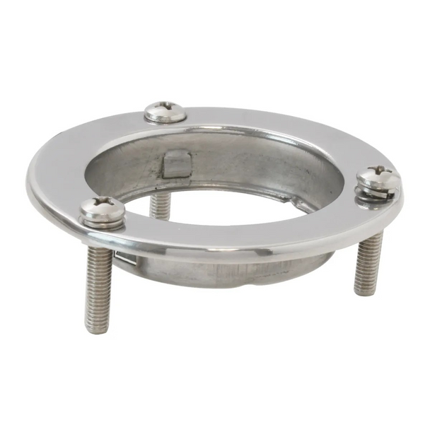 Stainless Steel Flange Mount Bezel for 2″ Round Light Stainless Steel Flange Mount Bezel for 2″ Round Light