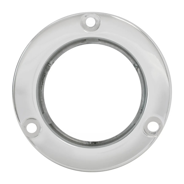 Stainless Steel Flange Mount Bezel for 2 1/2″ Round Light Stainless Steel Flange Mount Bezel for 2 1/2″ Round Light