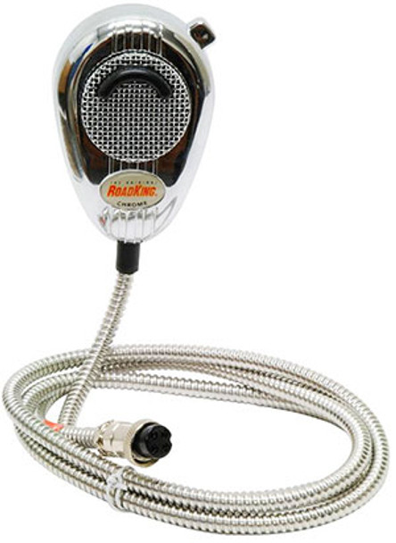 4-Pin Noise-Cancelling CB Mic - Chrome