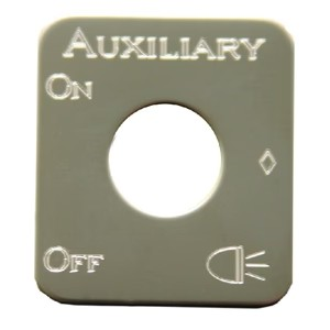 SS Kenworth Switch Plate - Auxiliary Lights