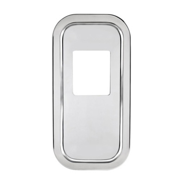 Peterbilt Stainless Shift Plate Cover - 5 3/4" x 4 3/4" Opening