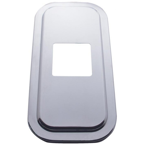 Peterbilt Stainless Shift Plate Cover - 4 7/8" x 4 13/16" Opening Peterbilt Stainless Shift Plate Cover - 4 7/8" x 4 13/16" Opening