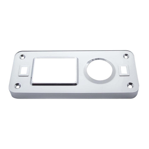 Chrome Plastic Peterbilt Dome Light Cover W/ Swivel Light Hole LF