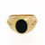 Vahe Naltchayan Intaglio Carved Green Onyx Warrior Ring 18K Yellow Gold SZ 5.75