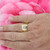 Men's Solitaire Diamond Signet Ring 14K Yellow Gold 0.20 TW HSI2 SZ 10.25 Estate