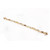 Multi Gemstone Screw Link Chain Bracelet 14K Yellow Gold 6.75 TW Oval Gems 7.25"