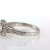 2.00 TW Certified Halo Diamond Engagement Wedding Ring Set 14K White Gold 6.5