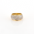 Estate Diamond Dome Ring 18K Yellow Gold 0.65 TW Ladies Natural Diamond Size 6.5
