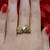 Estate Diamond Knot Ring 14K Yellow Gold 0.75 TW Size 6.5 Round Baguette Asscher