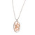 Double Fancy Heart Diamond Pendant Necklace 14K Two-Tone Gold 2.25 CTW 16.5"