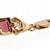 Vintage Multi-Gemstone Bezel Set Chain Bracelet 14K Yellow Gold 7.25"