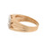 Men's Diamond Signet Ring 14K Two-Tone Gold 0.45 CTW SZ 9.75 Unisex Estate