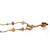 14K Two-Tone Multi Gemstone & Pearl Fairy Pendant Necklace 18.5"