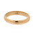 18K Yellow Gold Wedding Anniversary Band Ring 3.85 mm Wide Size 9.75 Unisex