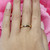 18K Yellow Gold Wedding Anniversary Band Ring Size 8.75 Vintage