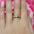 Vintage Floral Wedding Anniversary Band Ring 14K Two-Tone Gold Size 10.5