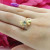 Nanis Bonbon Multi-Gemstone Ring 18K Yellow Gold Quartz Blue Topaz Citrine 5.75