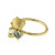 Nanis Bonbon Multi-Gemstone Ring 18K Yellow Gold Quartz Blue Topaz Citrine 5.75