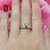 Solitaire Round Diamond Filigree Engagement Ring 14K W/ Gold 0.51 TW SZ 5.50