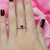 Solitaire Sapphire Diamond Engagement Ring 14K Two-Tone Gold 0.90 CTW SZ 7.5