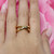 Tiffany & Co Infinity Double Crossover Ring 18K Yellow Gold Size 5.25 Estate