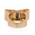 Citrine Diamond Statement Ring 14K Two-Tone Gold 8.40 CTW SZ 5.5 Unisex Estate
